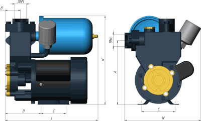 Насосная станция Unipump AUPS 126