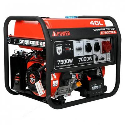 Бензиновый генератор A-iPower A7500TEA с электростартером 