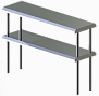 Настольная полка Optima Shelf 113/1 одноярусная